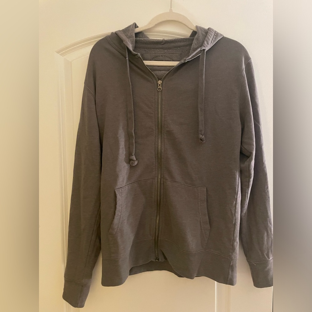 Threads 4 Thought Charcoal Zip-Up Sweatshirt